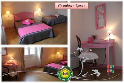 CHAMBRE ROSE PLURI PHOTOS